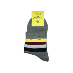 جوراب مردانه نیم ساق Funny Socks رنگ طوسی