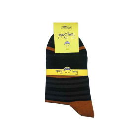 جوراب نیم ساق پسرانه فانی راه راه Funny Socks رنگ ترکیبی