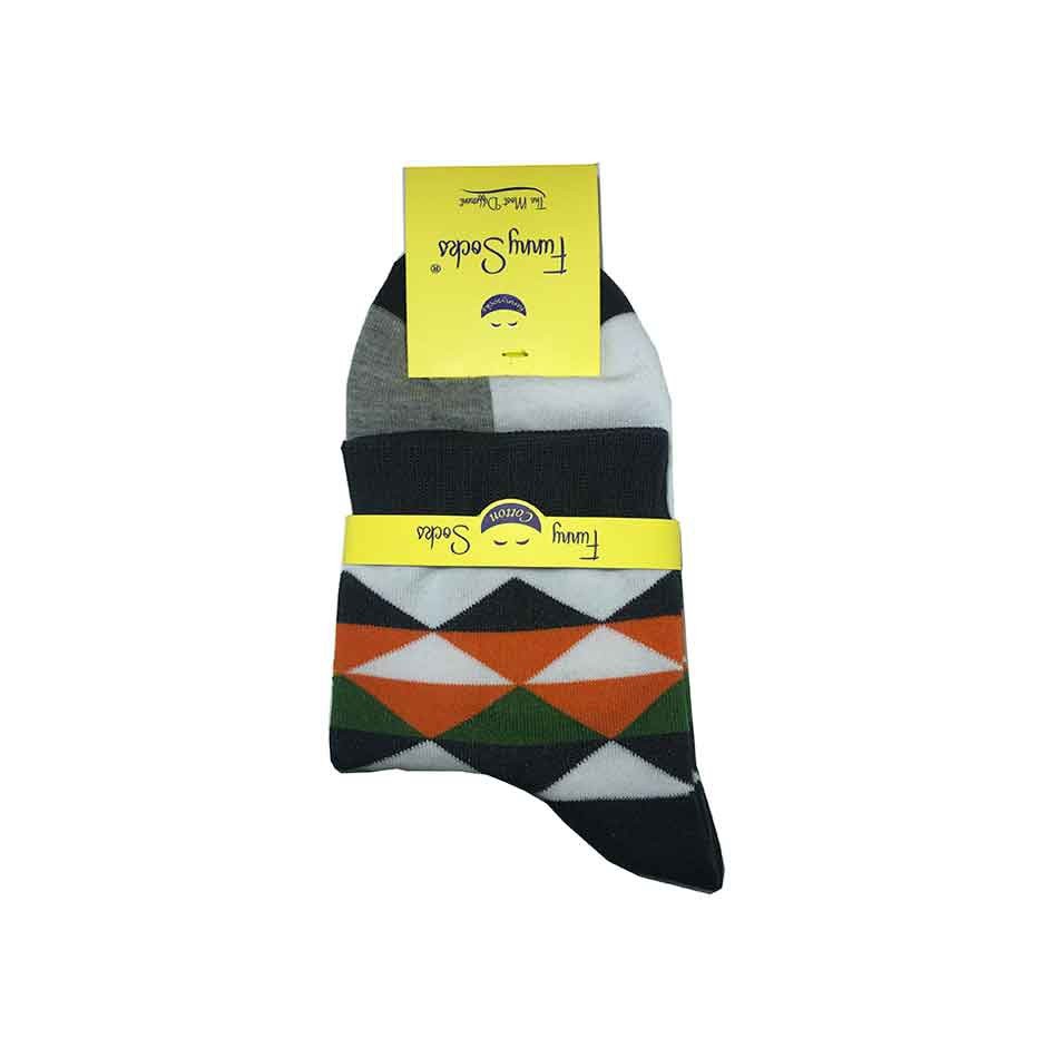 جوراب نخی پسرانه Funny Socks رنگ ترکیبی