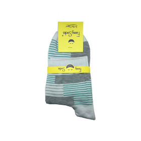 جوراب پسرانه نیم ساق فانی Funny Socks رنگ طوسی