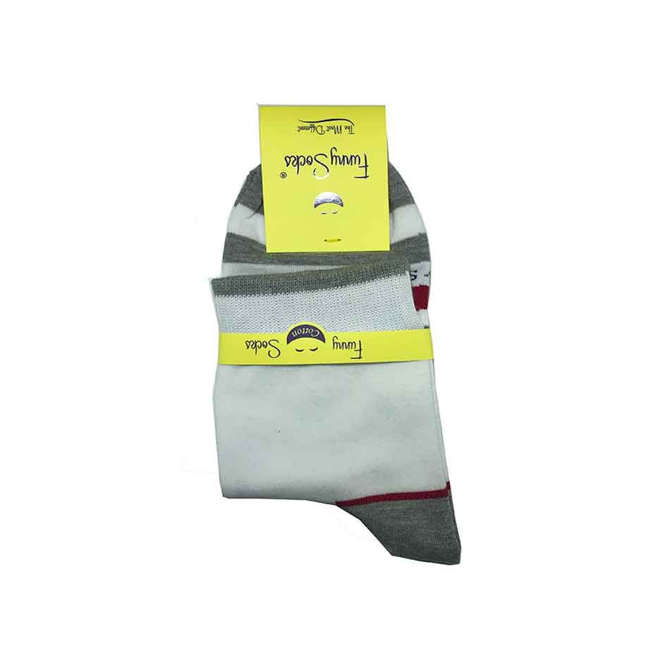 جوراب پسرانه نیم ساق فانی Funny Socks رنگ ترکیبی