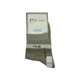 جوراب نیم ساق نانو پیکور Picor رنگ نسکافه ای