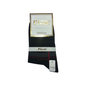 جوراب نیم ساق نانو مردانه پیکور Picor رنگ مشکی