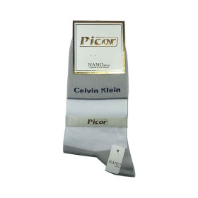 جوراب ساقدار مردانه سفید Picor رنگ سفید