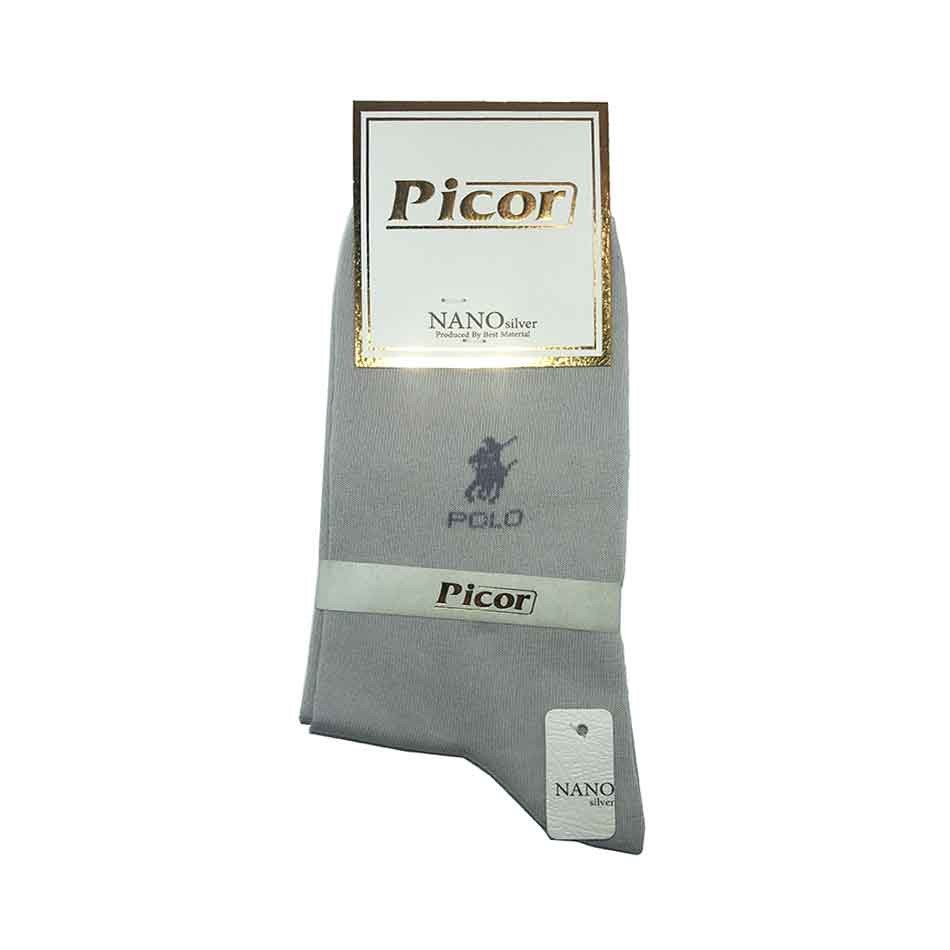جوراب ساقدار مردانه پیکور Picor رنگ طوسی