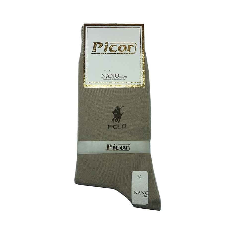 جوراب مردانه ساقدار Picor رنگ نخودی