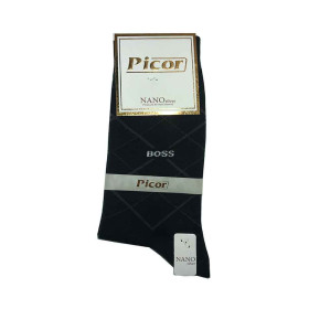 جوراب ساقدار کلاسیک مردانه نخی پیکور Picor رنگ مشکی