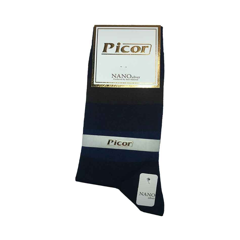 جوراب مردانه ساقدار نانو Picor رنگ سرمه ای