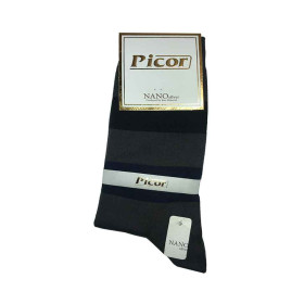 جوراب ساقدار پسرانه Picor رنگ خاکستری