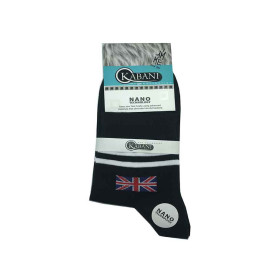 جوراب نخی نیم ساق پسرانه طرح پرچم انگلیس Kabani