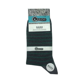 جوراب نخی ساقدار مردانه راه راه کابانی Kabani