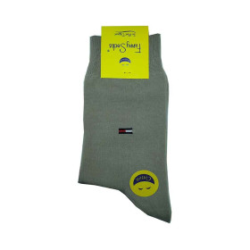 جوراب مردانه ساقدار کرم طرح تامی Funny Socks