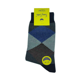 جوراب ساقدار پسرانه راه راه اسپرت فانی Funny Socks