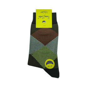 جوراب ساقدار پسرانه راه راه فانی Funny Socks