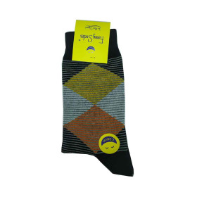 جوراب ساقدار پسرانه راه راه فانی Funny Socks