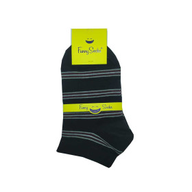 جوراب مچی پسرانه مشکی راه راه فانی Funny Socks