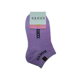 جوراب مچی بنفش زنانه طرح برند گوچی GUCCI