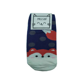 جوراب فانتزی مچی زنانه طرح کیتی PRLLSAR