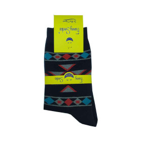 جوراب فانی ساکس اصل دخترانه سرمه ای Funny socks