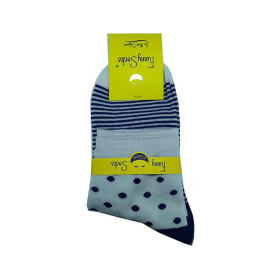 جوراب نیم ساق نخی دخترانه برند فانی ساکس 