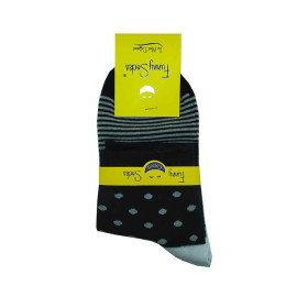 جوراب ساق کوتاه طرحدار دخترانه برند فانی ساکس رنگ سفید