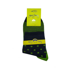 جوراب ساق کوتاه دخترونه فانی رنگ مشکی 