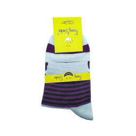 جوراب ساق کوتاه فانی زنانه طرح راه راه Funny socks