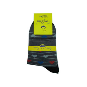 جوراب اسپرت دخترانه فانی ساکس طرح عاشقانه