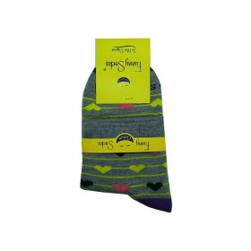 جوراب دخترانه فانی ساکس قلبی Funny socks