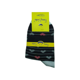 جوراب طرحدار کشی دخترانه فانی ساکس طرح قلب