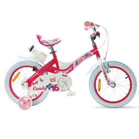 دوچرخه شهری قناری مدل Candy سایز 16 رنگ صورتی