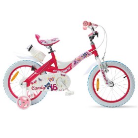 دوچرخه شهری قناری دخترانه مدل Candy سایز 16 صورتی