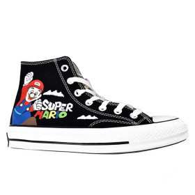 کفش کانورس ساقدار مدل سوپر ماریو Converse Super Mario