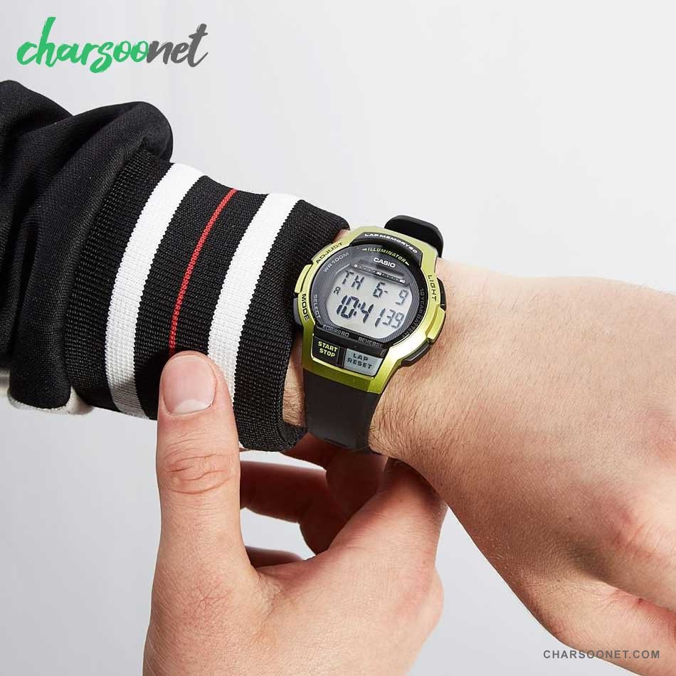 ساعت مچی کاسیو سری جنرال مردانه Casio WS-1000H-3AVDF