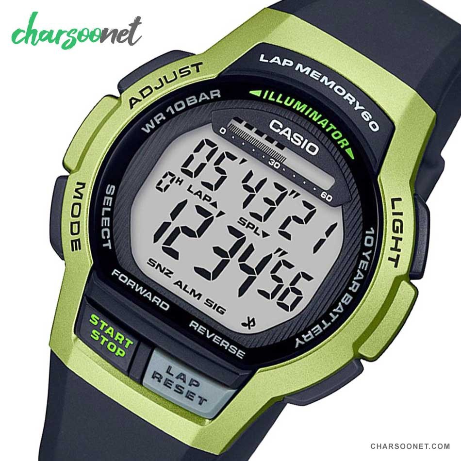 خرید ساعت مچی کاسیو سری جنرال مردانه Casio WS-1000H-3AVDF