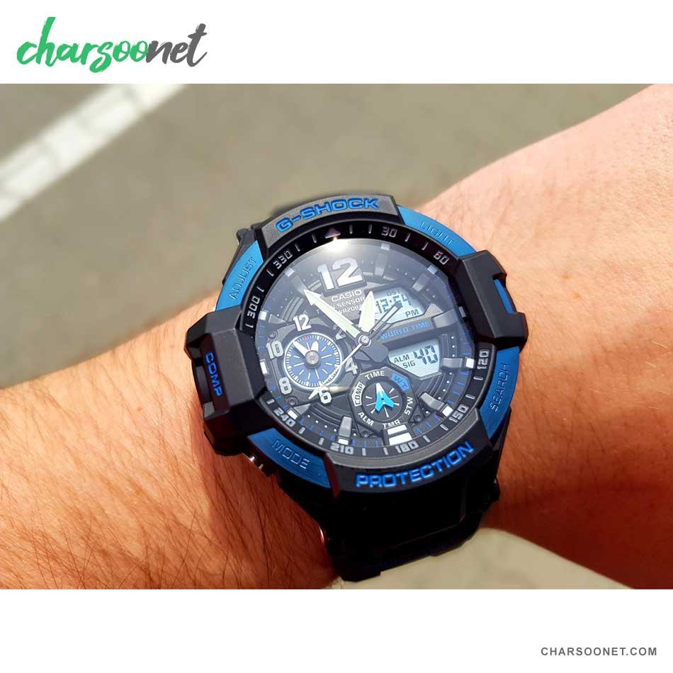 ساعت مچی مردانه جی شاک کاسیو Casio GA-1100-2B
