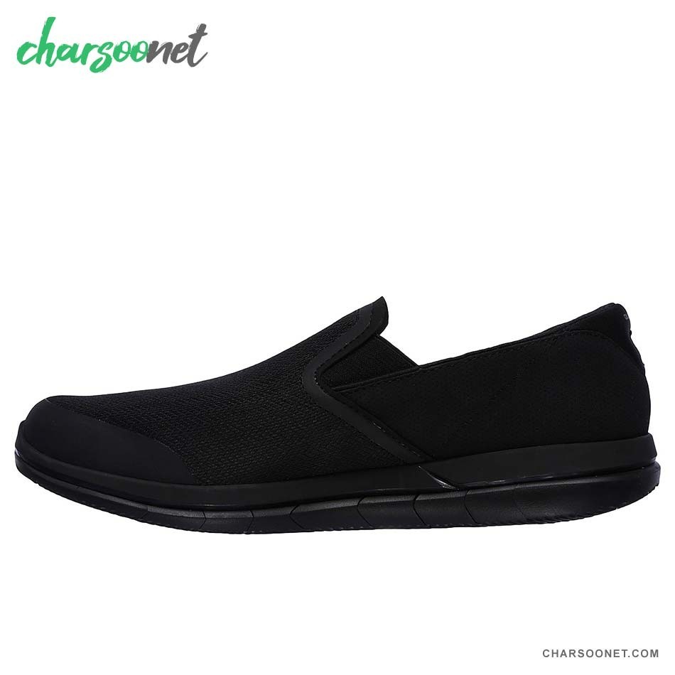 کفش راحتی اسکچرز کد 54010BBK مدل Skechers black Go Flex
