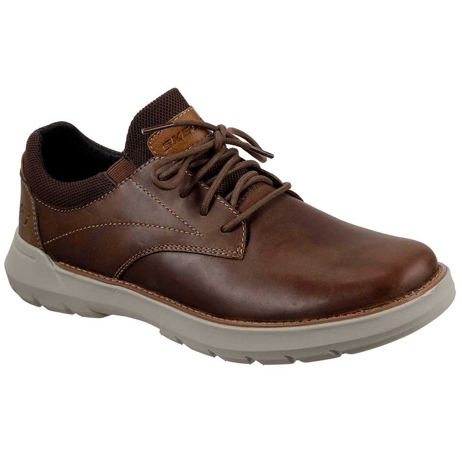 کفش رسمی اسکچرز مدل  Skechers Relaxed Fit Doveno کد 66240-choc