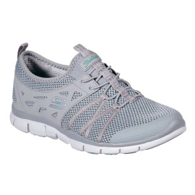کفش پیاده روی اسکچرز زنانه Skechers Gratis 23360GRY