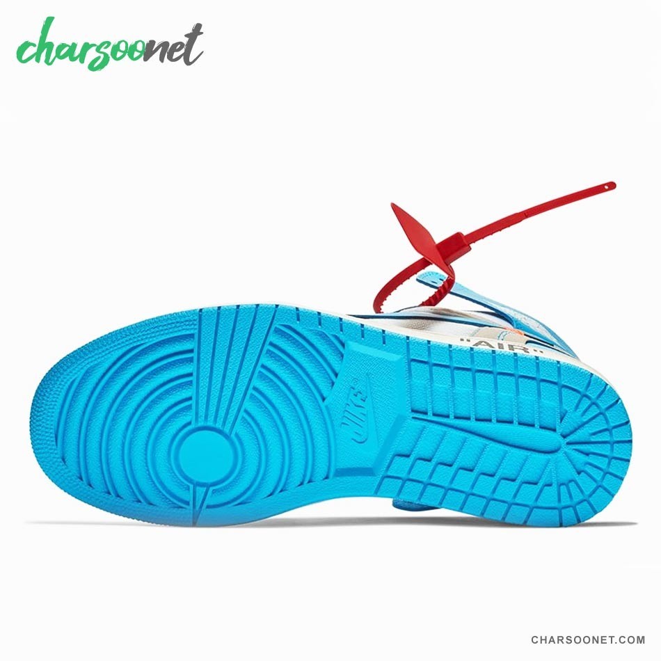 کتانی نایکی ساقدار Nike Air Jordan 1 Off_White