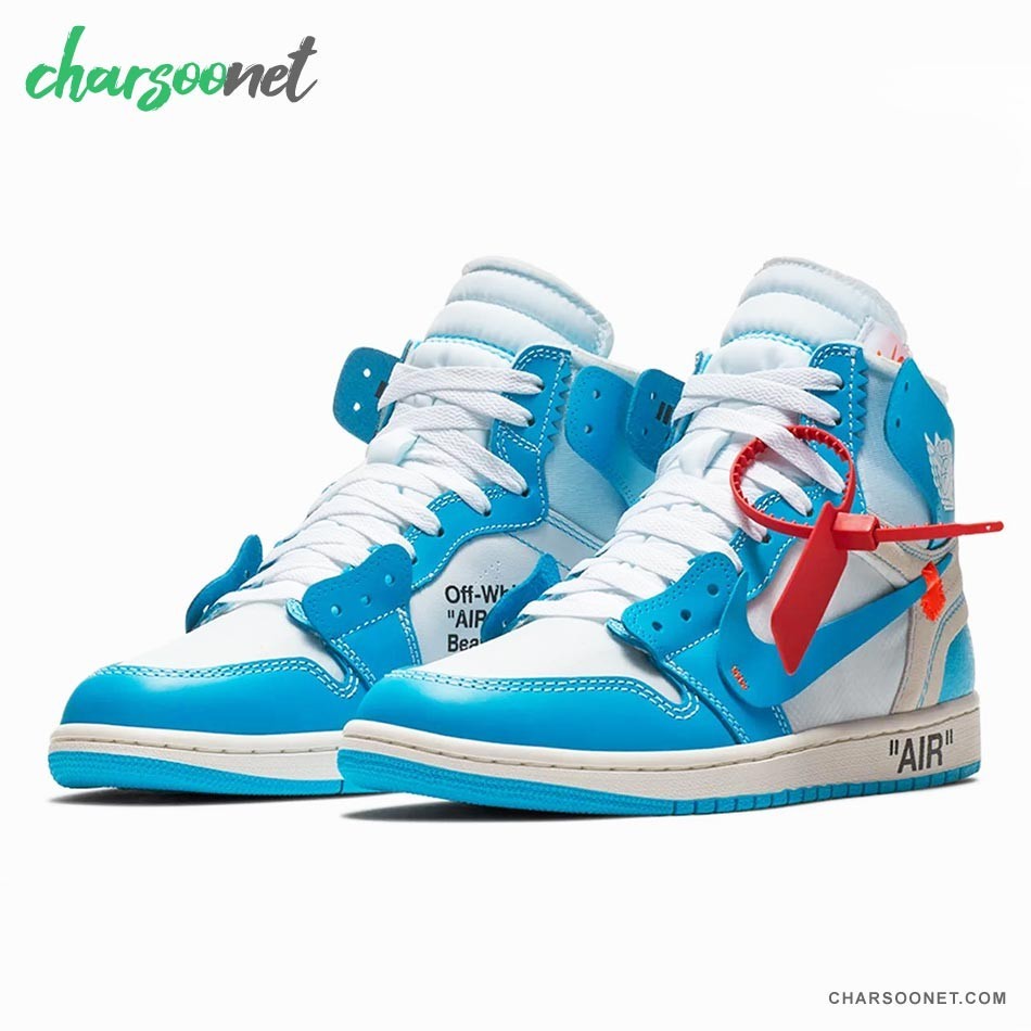 کتانی نایکی ساقدار Nike Air Jordan 1 Off_White