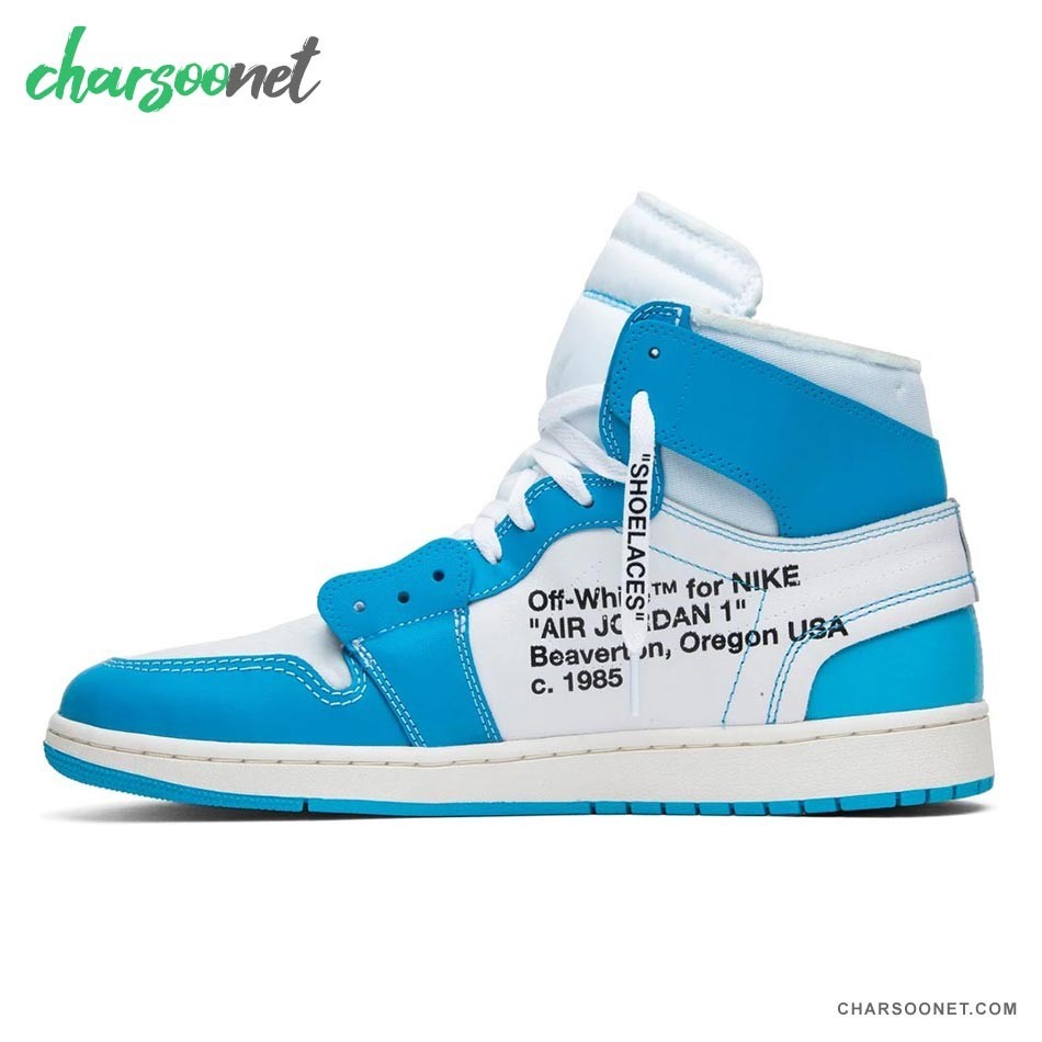 کتانی نایکی ساقدار Nike Air Jordan 1 Off_White