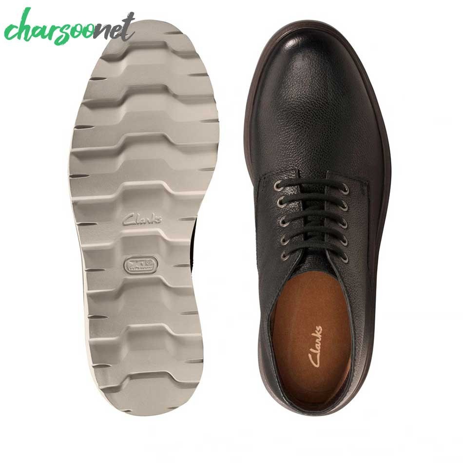 بوت چرم مردانه کلارک مدل Clarks Frelan Mid Black کد 26147269
