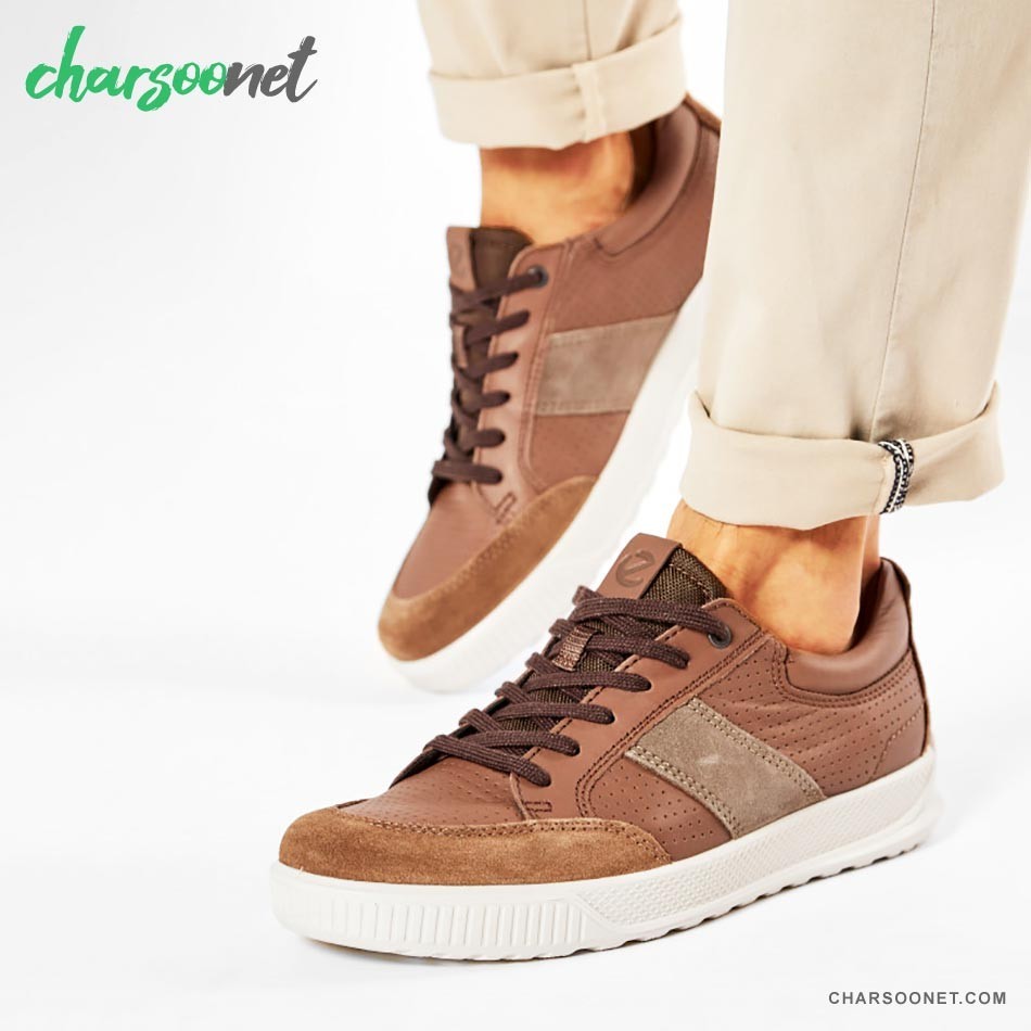 کفش راحتی اکو مردانه Ecco Byway Tan Leather 501564-51982