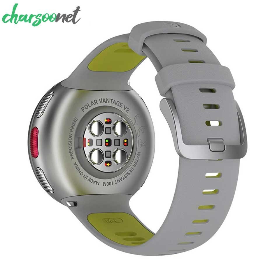 ساعت هوشمند پلار مدل POLAR VANTAGE V2 GRAY LIME کد 90083651