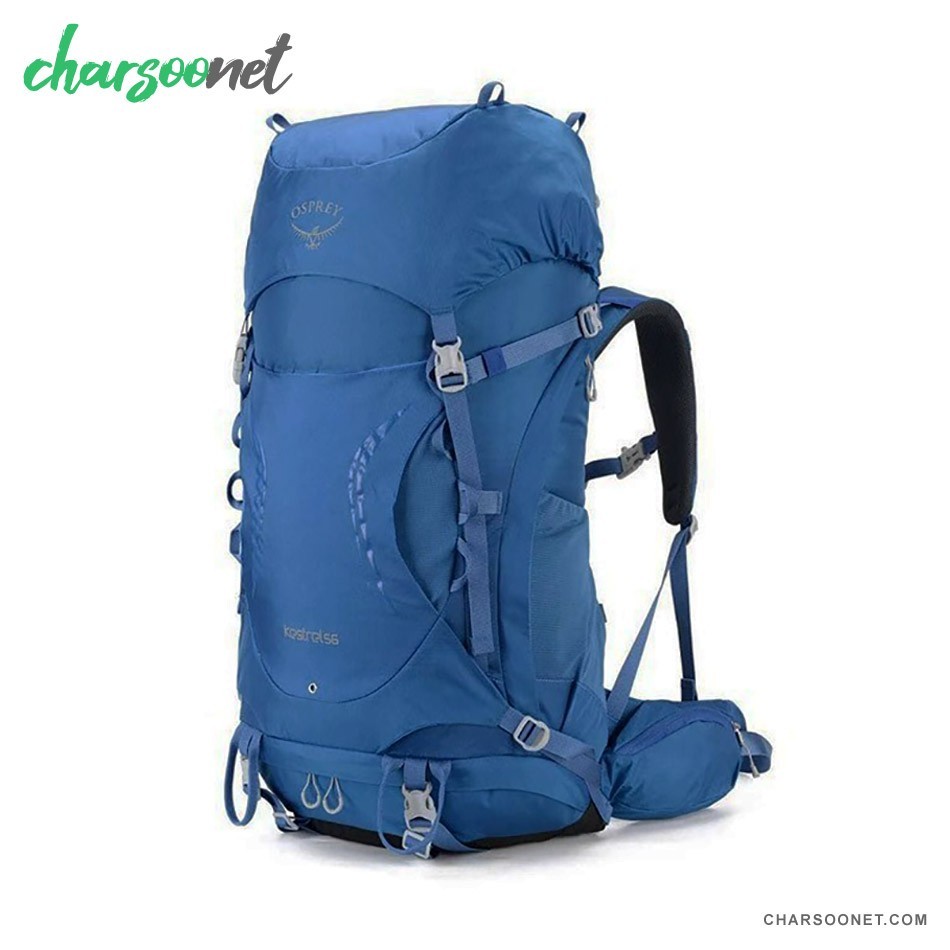 کوله پشتی 56 لیتری آسپری مدل کسترل آبی Osprey Kestrel 56L