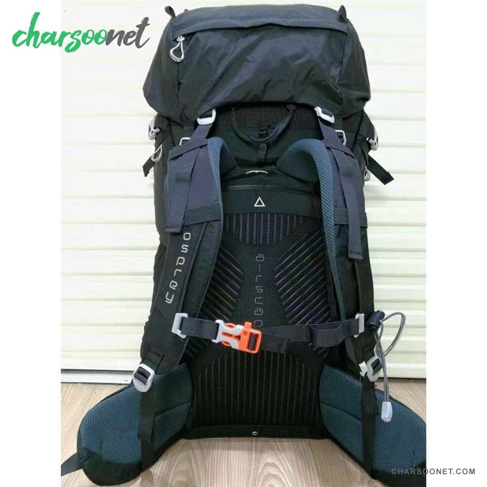 کوله پشتی 56 لیتری آسپری مدل کسترل مشکی Osprey Kestrel 56L