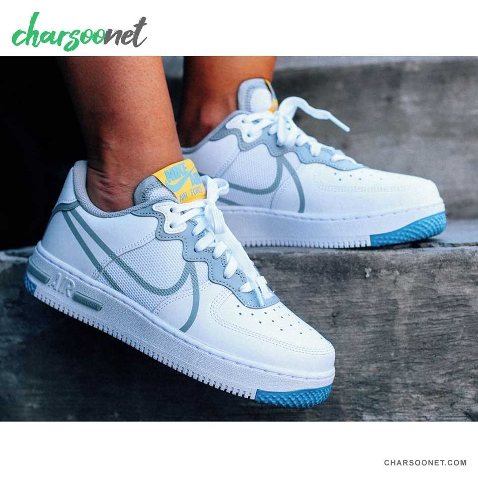 کتانی راحتی نایکی Nike Air Force1 React