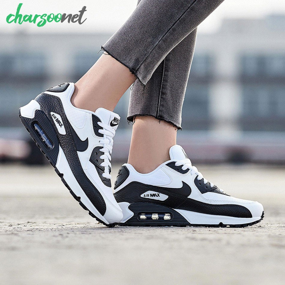 �?�� � ��?� ��� ���?�� ��?� ��� Nike Air Max 90 White Black �� 325213-139