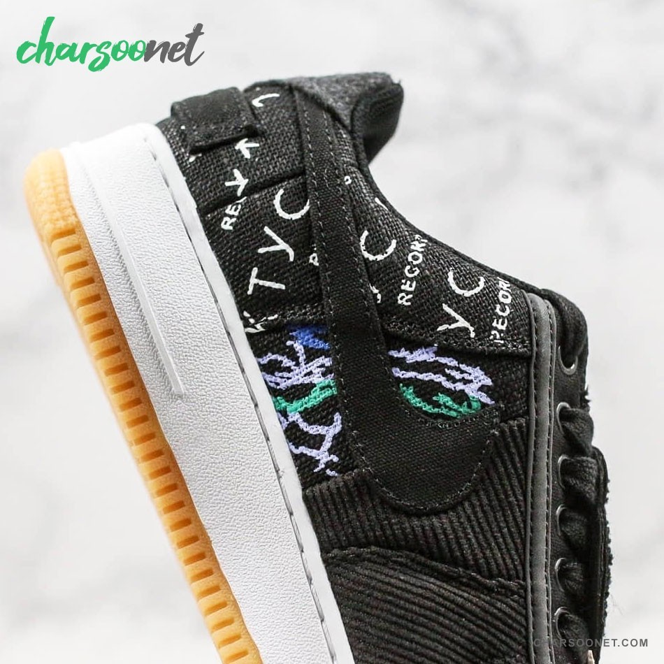 کتانی اسپرت نایکی Nike Air Force1 X Travis Scott